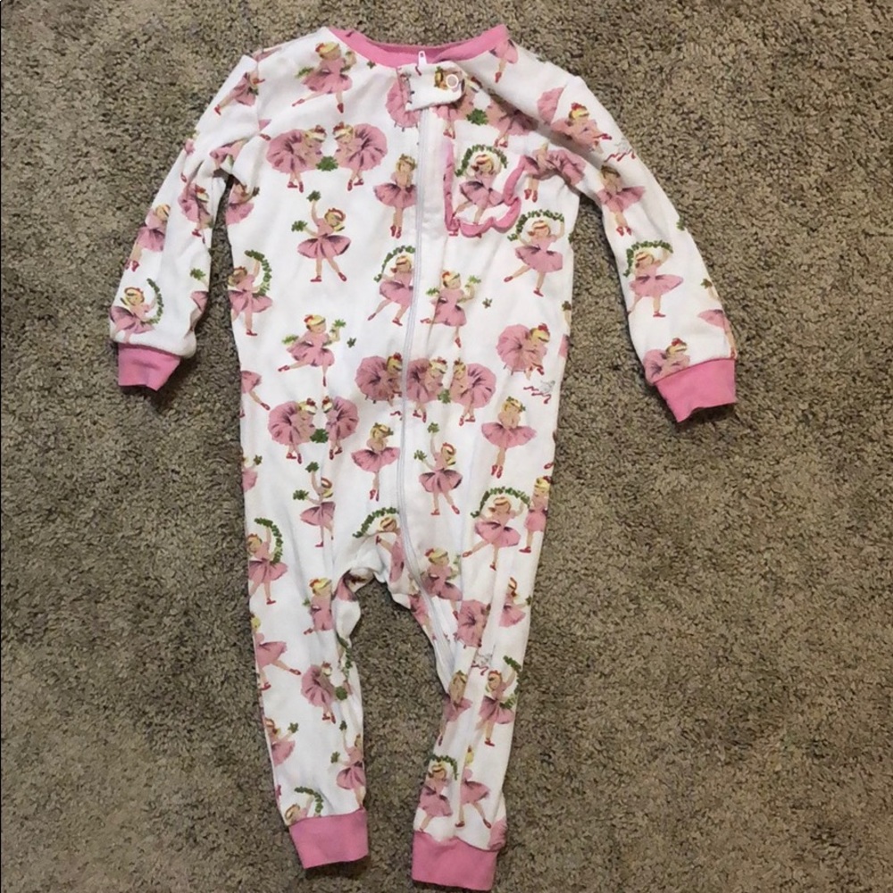 Posh Pickle Ballerina Holiday Pajamas 18M *play*